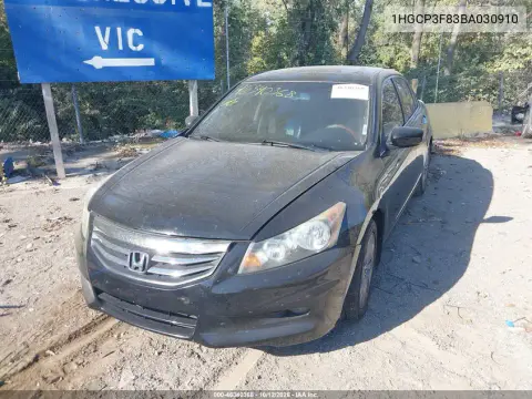 2011 Honda Accord 3.5 Ex-L VIN 1HGCP3F83BA030910 фото 3