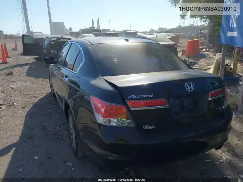 2011 Honda Accord 3.5 Ex-L VIN 1HGCP3F83BA030910 фото 4