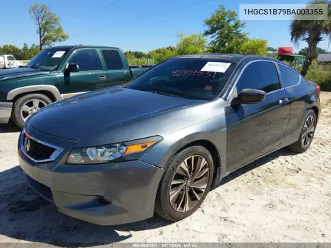 1HGCS1B79BA003355 — 2011 Honda Accord, фото 3 с аукциона IAAI, Передняя часть справа
