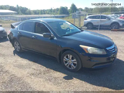 2012 Honda Accord 2.4 Lx-P VIN 1HGCP2F43CA018264 фото 2