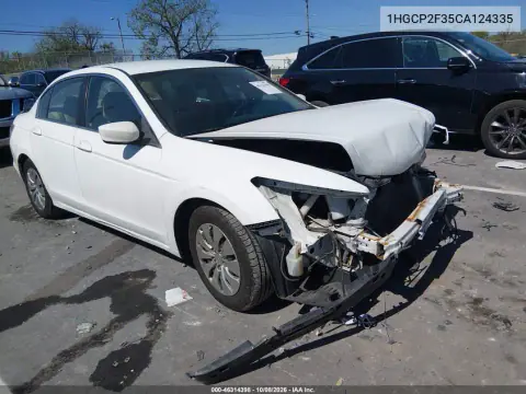 2012 Honda Accord 2.4 Lx VIN 1HGCP2F35CA124335 фото 1
