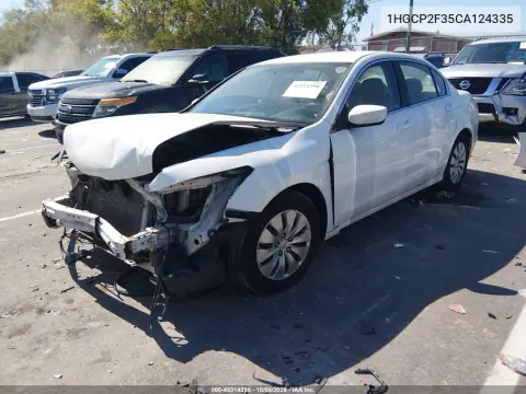 2012 Honda Accord 2.4 Lx VIN 1HGCP2F35CA124335 фото 2
