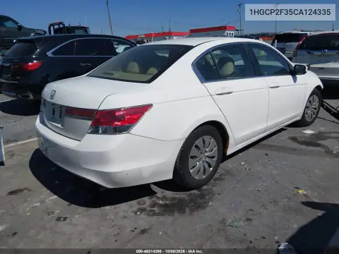 2012 Honda Accord 2.4 Lx VIN 1HGCP2F35CA124335 фото 4