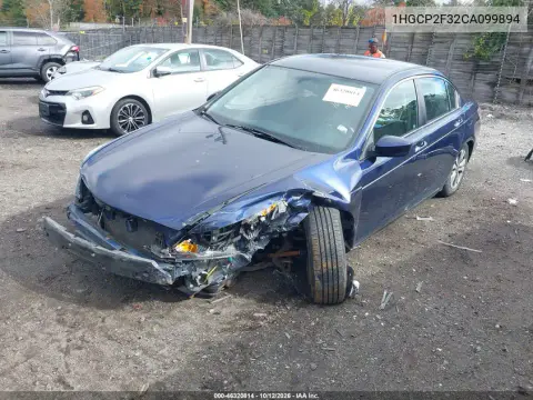 2012 Honda Accord 2.4 Lx VIN 1HGCP2F32CA099894 фото 2