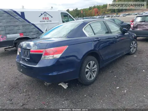 2012 Honda Accord 2.4 Lx VIN 1HGCP2F32CA099894 фото 4