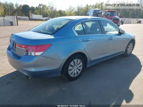 2012 Honda Accord 2.4 Lx VIN 1HGCP2F39CA063958 фото 5
