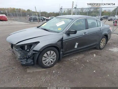1HGCP2F31CA194754 — 2012 Honda Accord, фото 3 с аукциона IAAI, Повреждения со всех сторон