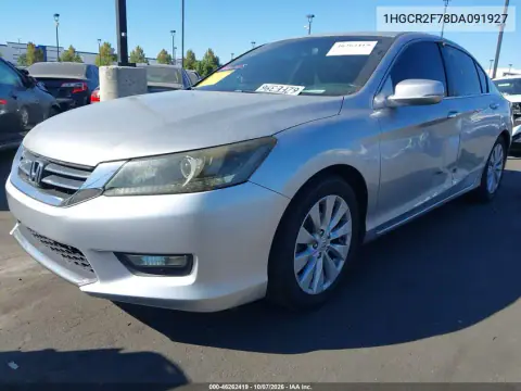 2013 Honda Accord Ex VIN 1HGCR2F78DA091927 фото 3