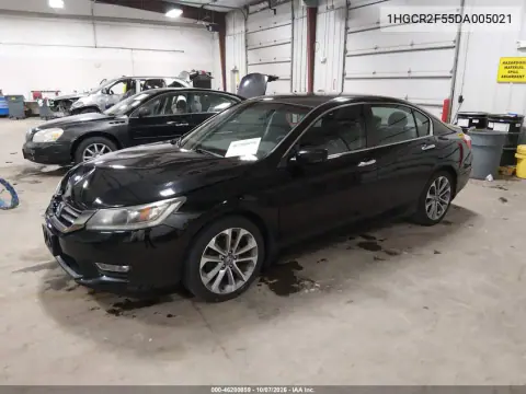 2013 Honda Accord Sport VIN 1HGCR2F55DA005021 фото 3