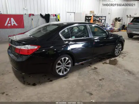 2013 Honda Accord Sport VIN 1HGCR2F55DA005021 фото 5