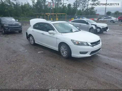 1HGCR2F84DA201719 — 2013 Honda Accord, Задняя часть, фото до ремонта