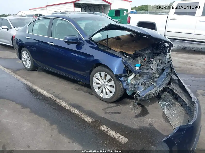 2013 Honda Accord Ex-L V-6 VIN 1HGCR3F86DA041090 фото 1