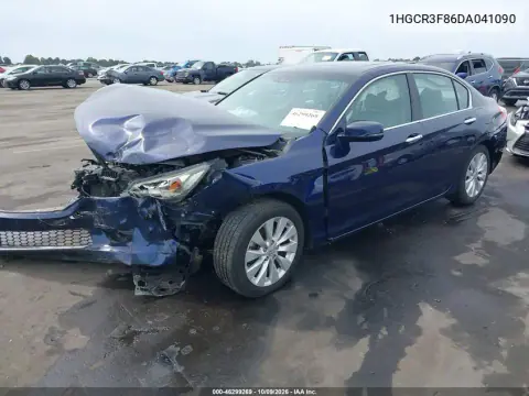 2013 Honda Accord Ex-L V-6 VIN 1HGCR3F86DA041090 фото 2