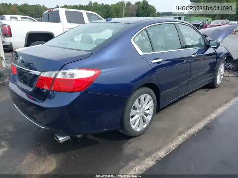 2013 Honda Accord Ex-L V-6 VIN 1HGCR3F86DA041090 фото 4