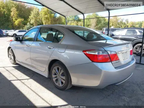 2013 Honda Accord Lx VIN 1HGCR2F38DA098034 фото 4