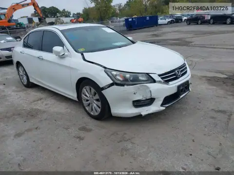 1HGCR2F84DA103726 — 2013 Honda Accord, Передняя часть, фото до ремонта