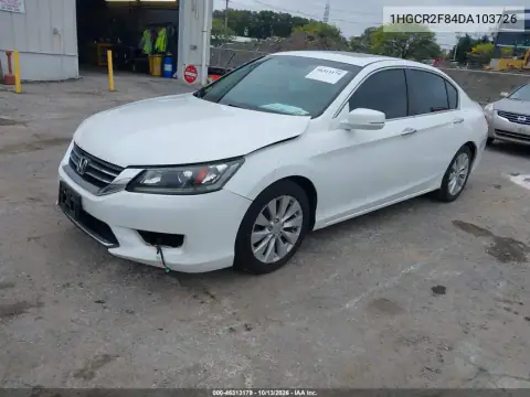 1HGCR2F84DA103726 — 2013 Honda Accord, фото 3 с аукциона IAAI, Передняя часть