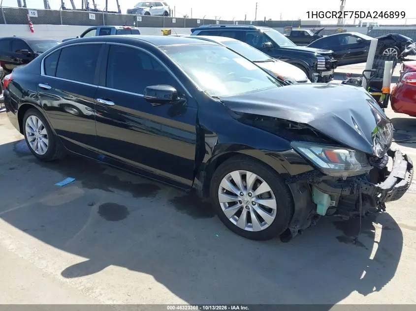 1HGCR2F75DA246899 — 2013 Honda Accord, фото 2 с аукциона IAAI, Передняя часть