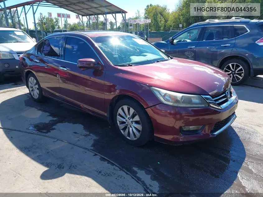 2013 Honda Accord Ex-L V-6 VIN 1HGCR3F80DA044356 фото 2