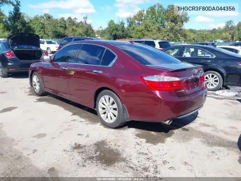 2013 Honda Accord Ex-L V-6 VIN 1HGCR3F80DA044356 фото 4