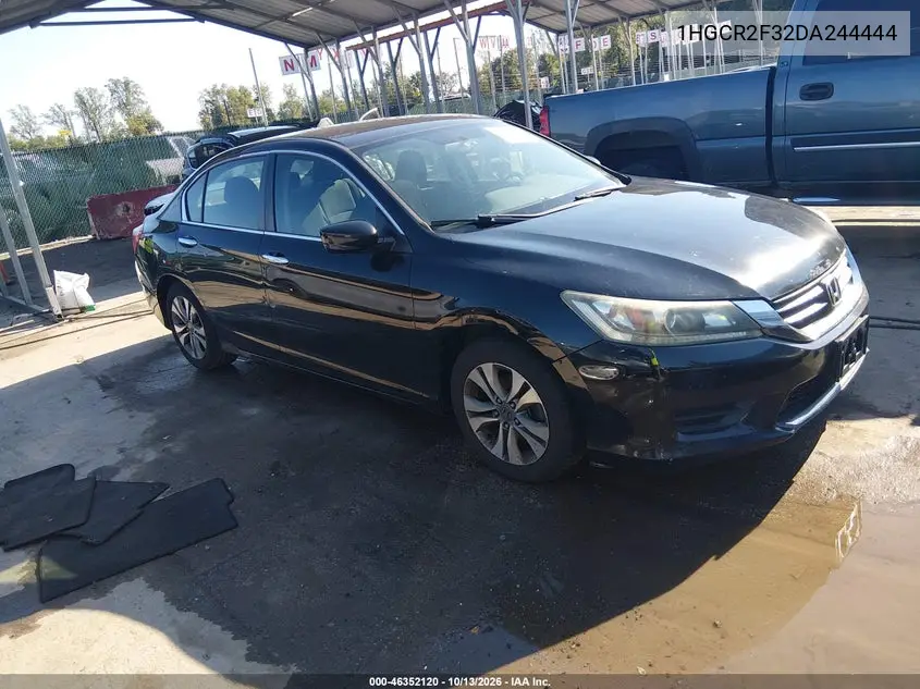1HGCR2F32DA244444 — 2013 Honda Accord, фото 2 с аукциона IAAI, Боковая часть