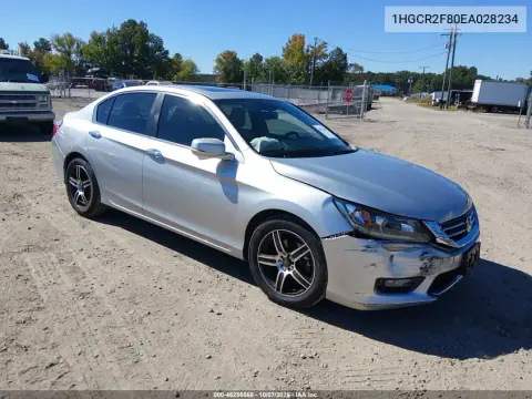 2014 Honda Accord Ex-L VIN 1HGCR2F80EA028234 фото 2