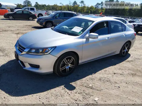 2014 Honda Accord Ex-L VIN 1HGCR2F80EA028234 фото 3