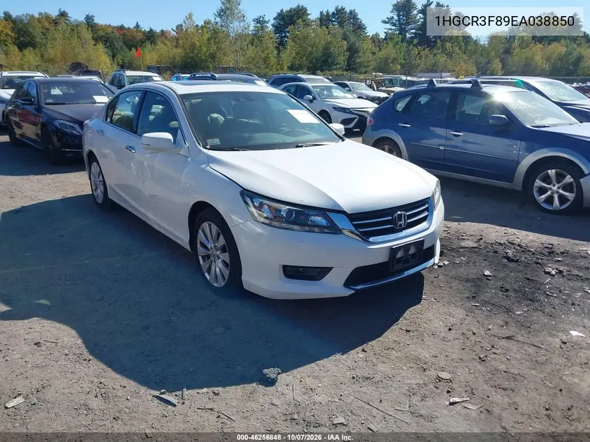 2014 Honda Accord Ex-L V-6 VIN 1HGCR3F89EA038850 фото 2