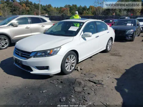 2014 Honda Accord Ex-L V-6 VIN 1HGCR3F89EA038850 фото 3