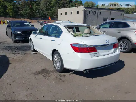 2014 Honda Accord Ex-L V-6 VIN 1HGCR3F89EA038850 фото 4