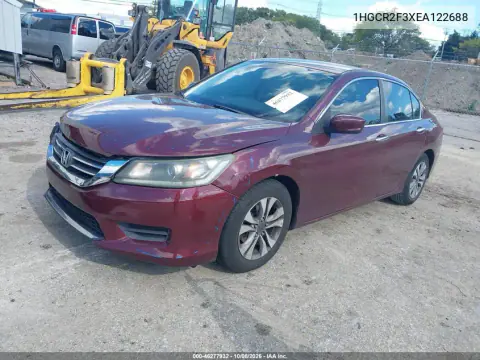 2014 Honda Accord Lx VIN 1HGCR2F3XEA122688 фото 3