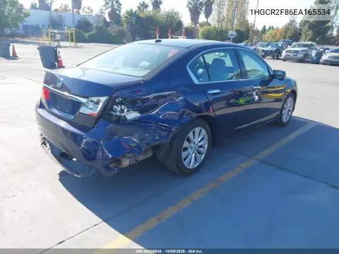 2014 Honda Accord Ex-L VIN 1HGCR2F86EA165534 фото 5
