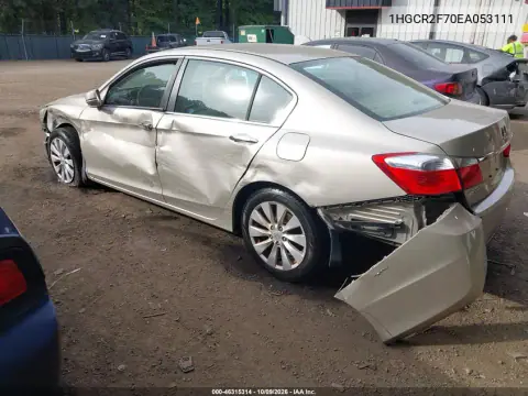 2014 Honda Accord Ex VIN 1HGCR2F70EA053111 фото 3