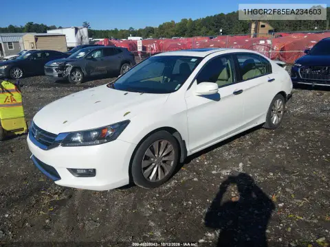 2014 Honda Accord Ex-L VIN 1HGCR2F85EA234603 фото 3