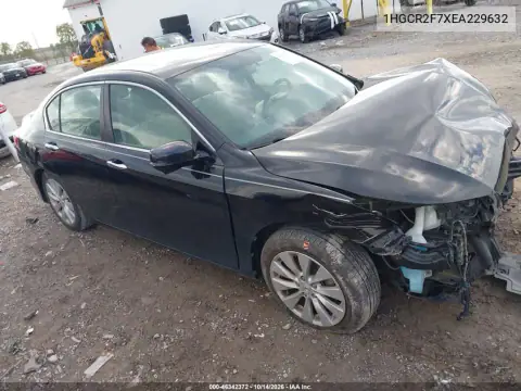 1HGCR2F7XEA229632 — 2014 Honda Accord, Передняя часть, фото до ремонта