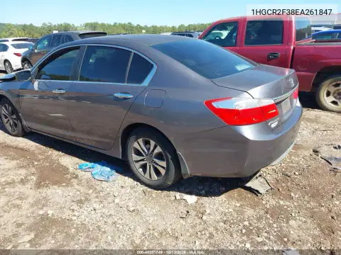 1HGCR2F38EA261847 — 2014 Honda Accord, фото 4 с аукциона IAAI, Передняя часть