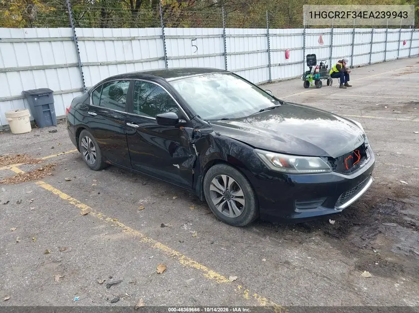 1HGCR2F34EA239943 — 2014 Honda Accord, фото 2 с аукциона IAAI, Естественный износ