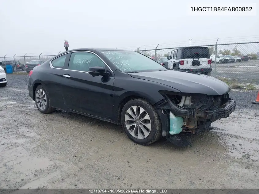 2015 Honda Accord Ex-L-Navi VIN 1HGCT1B84FA800852 фото 2