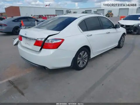 1HGCR2F31FA142488 — 2015 Honda Accord, фото 4 с аукциона IAAI, Передняя часть