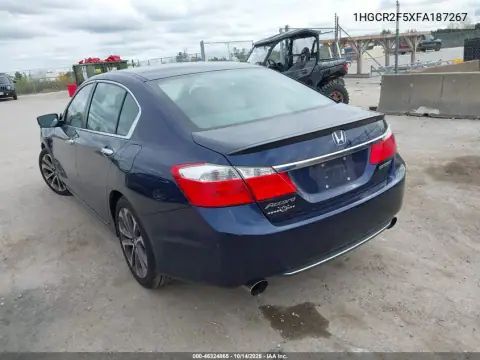 1HGCR2F5XFA187267 — 2015 Honda Accord, фото 4 с аукциона IAAI, Передняя часть