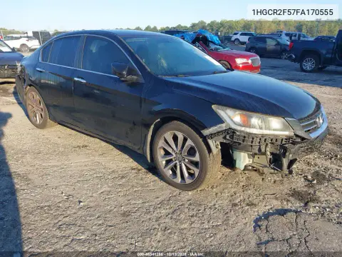 2015 Honda Accord Sport VIN 1HGCR2F57FA170555 фото 2