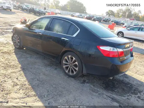 2015 Honda Accord Sport VIN 1HGCR2F57FA170555 фото 4
