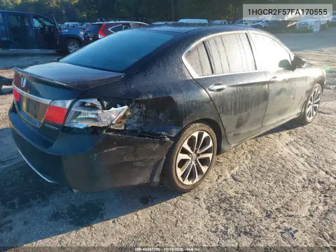2015 Honda Accord Sport VIN 1HGCR2F57FA170555 фото 5
