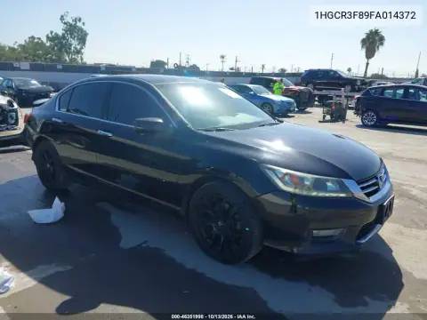 1HGCR3F89FA014372 — 2015 Honda Accord, Задняя часть слева, фото до ремонта