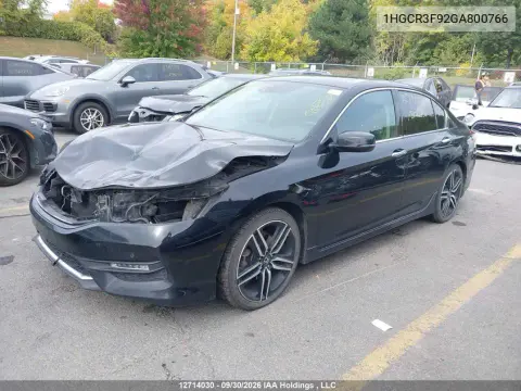 2016 Honda Accord Touring VIN 1HGCR3F92GA800766 фото 3