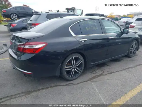2016 Honda Accord Touring VIN 1HGCR3F92GA800766 фото 5