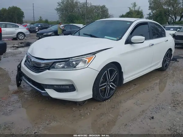 1HGCR2F52GA104951 — 2016 Honda Accord, фото 2 с аукциона IAAI, Передняя часть