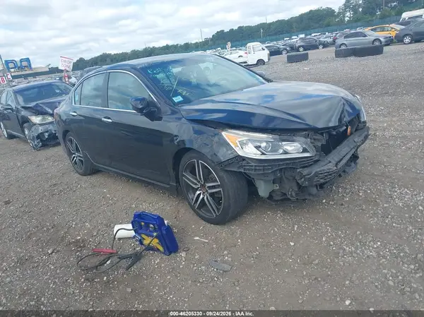 1HGCR2F57GA037411 — 2016 Honda Accord, Передняя часть (Front & Rear), фото до ремонта