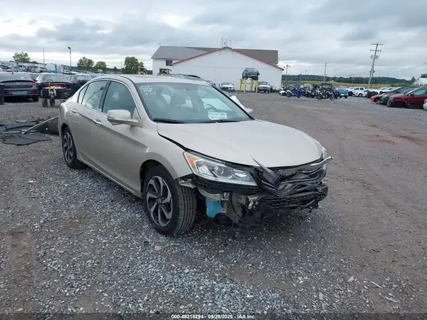 1HGCR3F86GA010166 — 2016 Honda Accord, Передняя часть (Front End), фото до ремонта