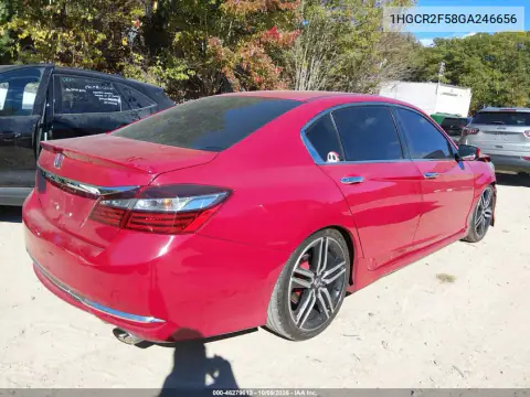 2016 Honda Accord Sport VIN 1HGCR2F58GA246656 фото 5